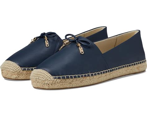 espadrille michael kors noir|michael kors nori espadrille flats.